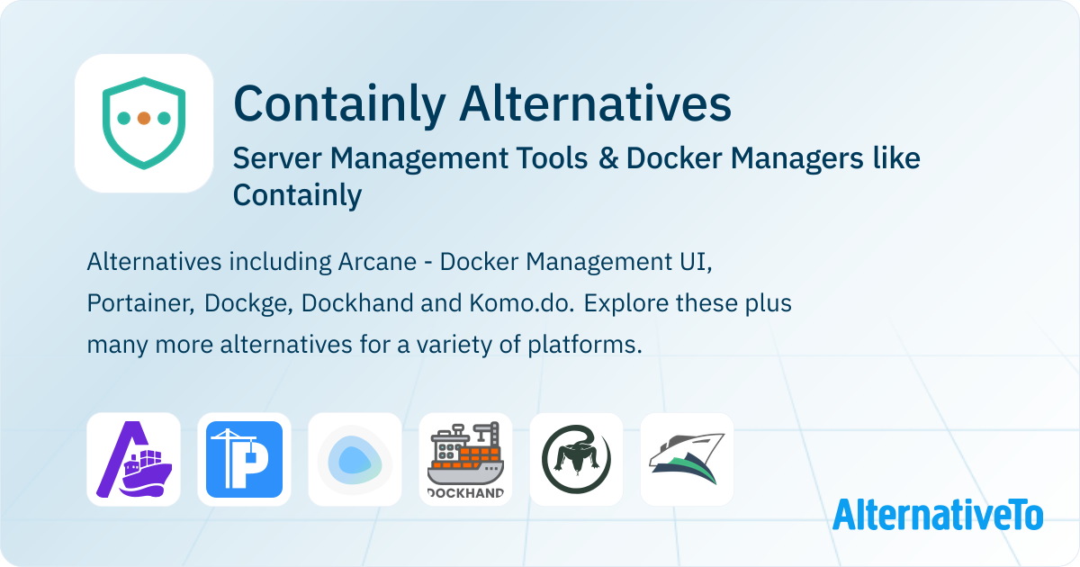 Containly Alternatives: Top 6 Server Management Tools | AlternativeTo