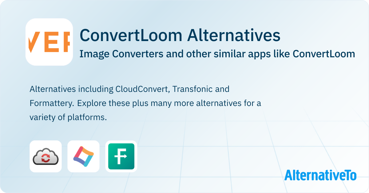 ConvertLoom Alternatives: Top 3 Image Converters & Similar Websites ...