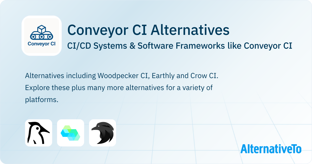 Conveyor CI Alternatives: Top 3 CI/CD Systems | AlternativeTo