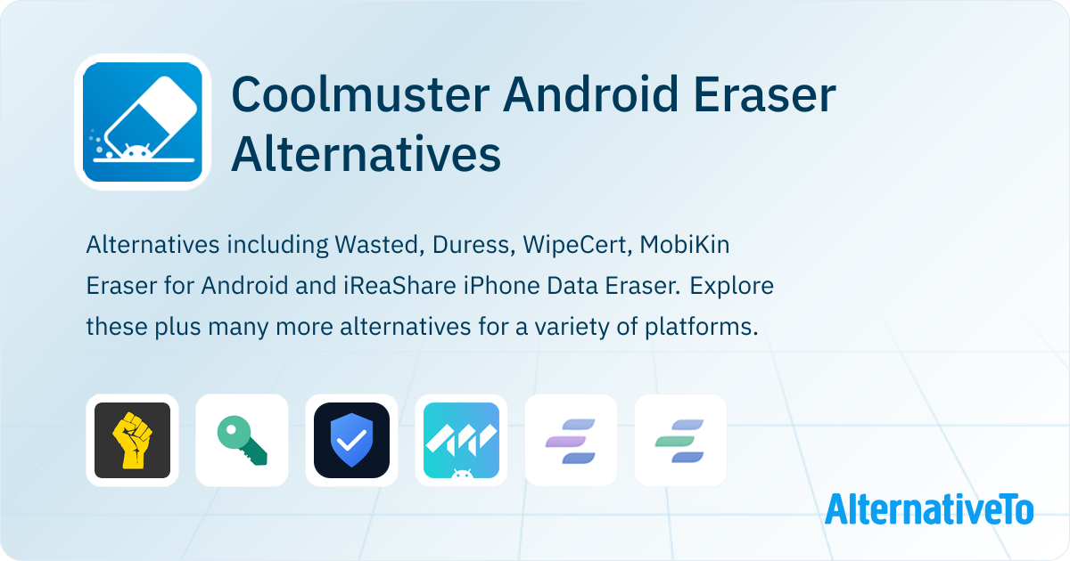 Coolmuster Android Eraser Alternatives - Explore Similar Software ...