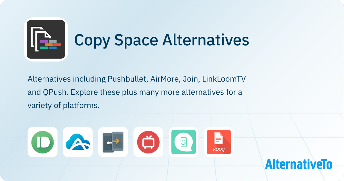 Copy Space Alternatives - Explore Similar Apps | AlternativeTo