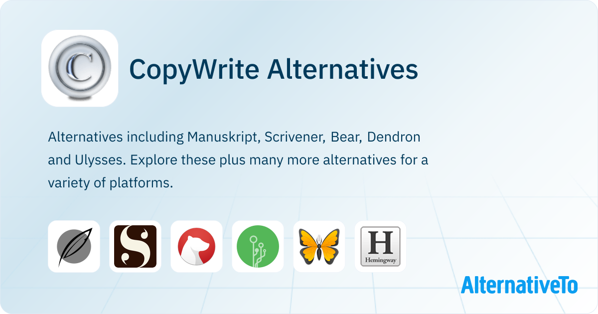 Copywrite Syne CopyWrite Alternatives - Explore Similar Software | AlternativeTo