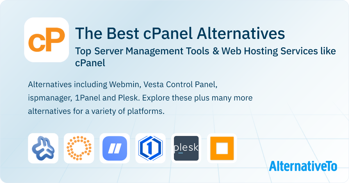 Best cPanel Alternatives: Top Server Management Tools in 2026 ...