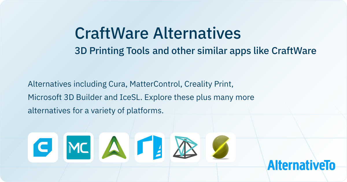 CraftWare Alternatives: Top 17 3D Printing Tools & Similar Apps ...
