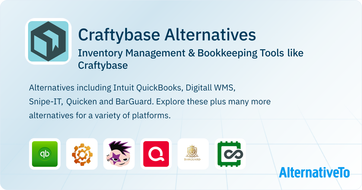 Craftybase Alternatives: Top 12 Inventory Management Tools | AlternativeTo