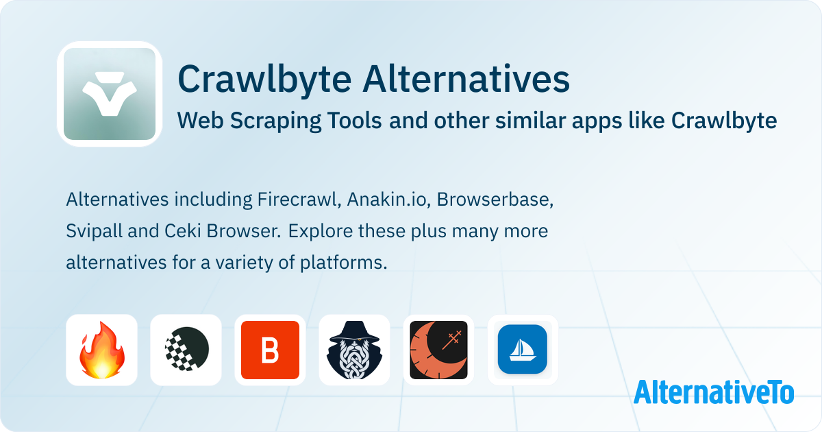 Crawlbyte Alternatives: Top 6 Web Scraping Tools & Similar Websites ...