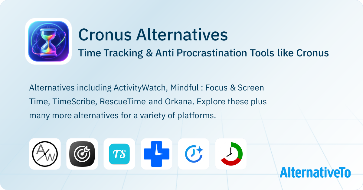 Cronus Alternatives: Top 12 Time Tracking Tools | AlternativeTo
