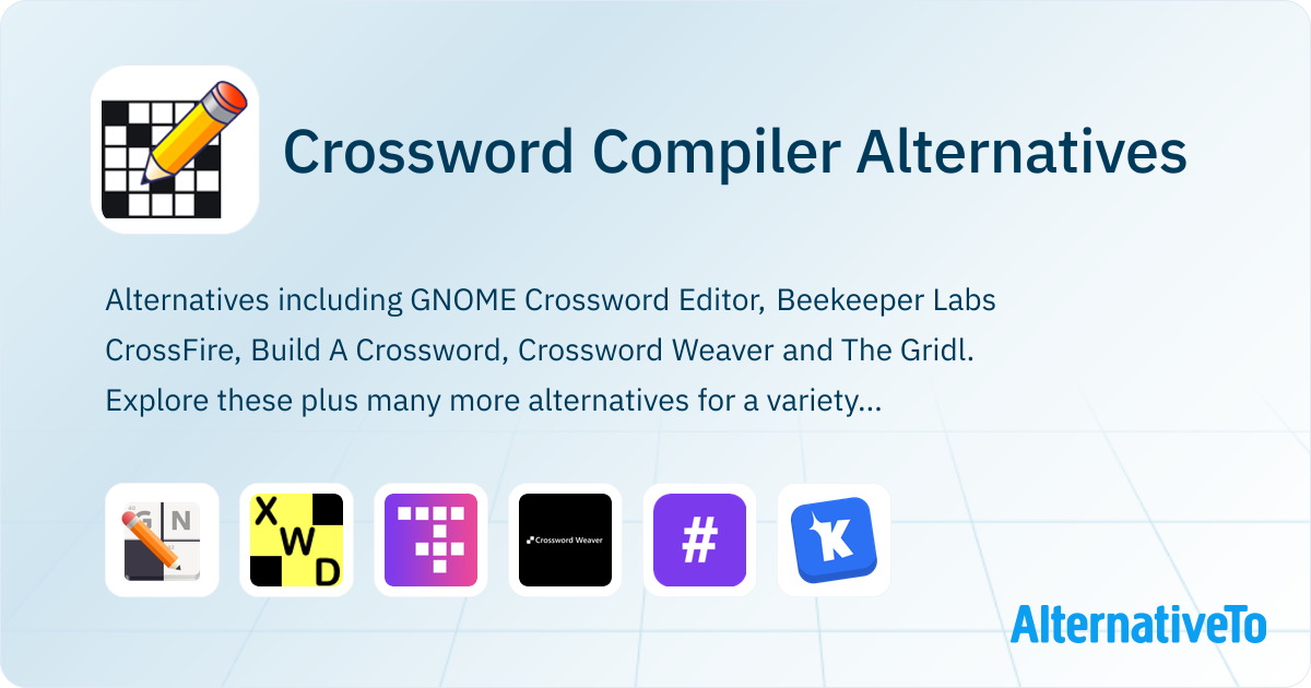 Crossword Compiler Alternatives - Explore Similar Games | AlternativeTo