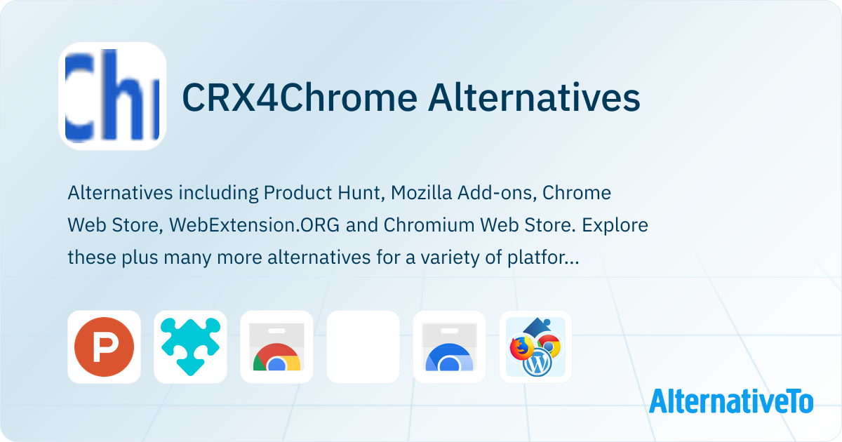 CRX4Chrome Alternatives - Explore Similar Sites & Apps | AlternativeTo