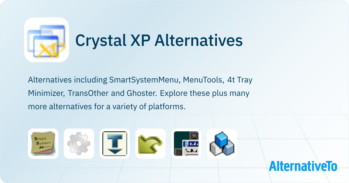 Crystal XP Alternatives - Explore Similar Software | AlternativeTo
