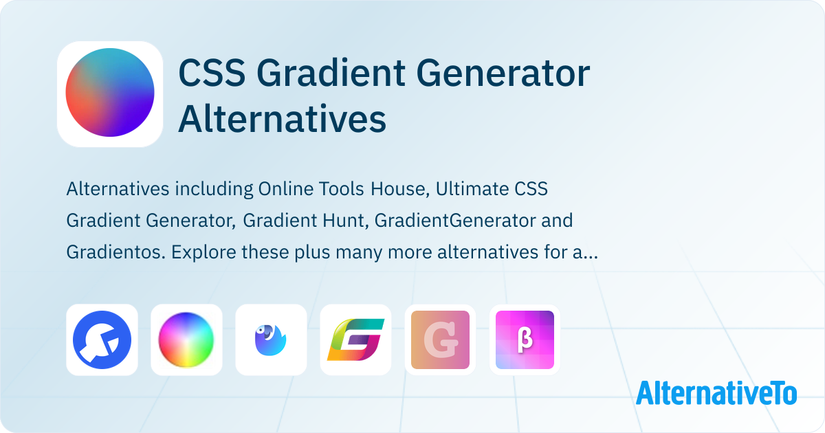 CSS Gradient Generator Alternatives - Explore Similar Sites & Apps ...