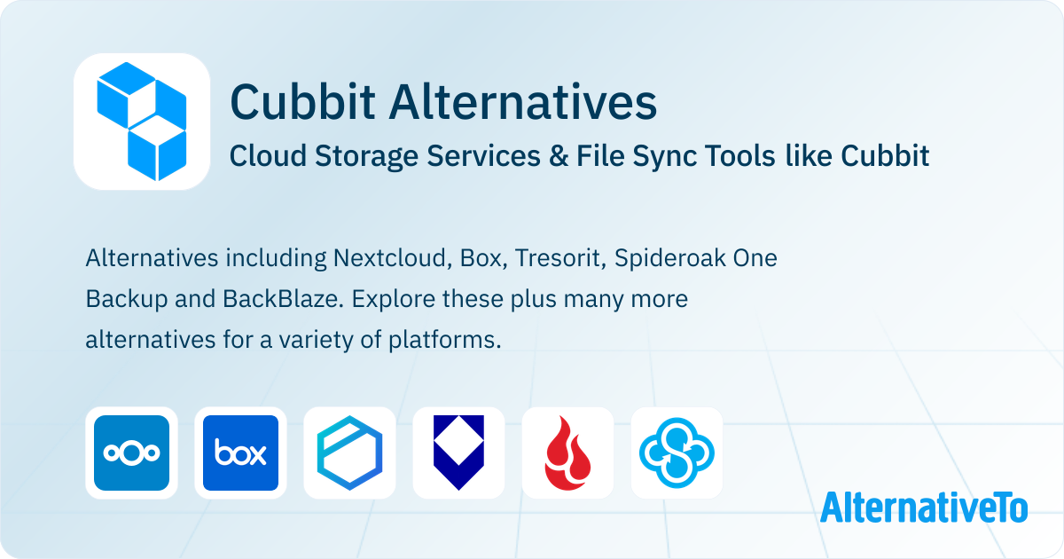 Cubbit Alternatives: Top 13 Cloud Storage Services | AlternativeTo