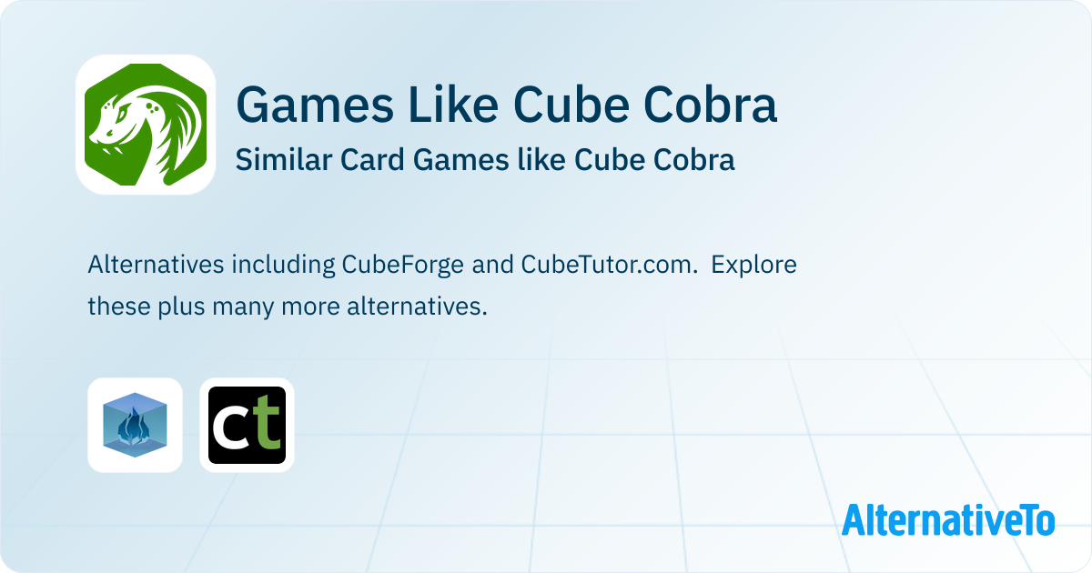 Games Like Cube Cobra: Similar Card Games 2026 | AlternativeTo