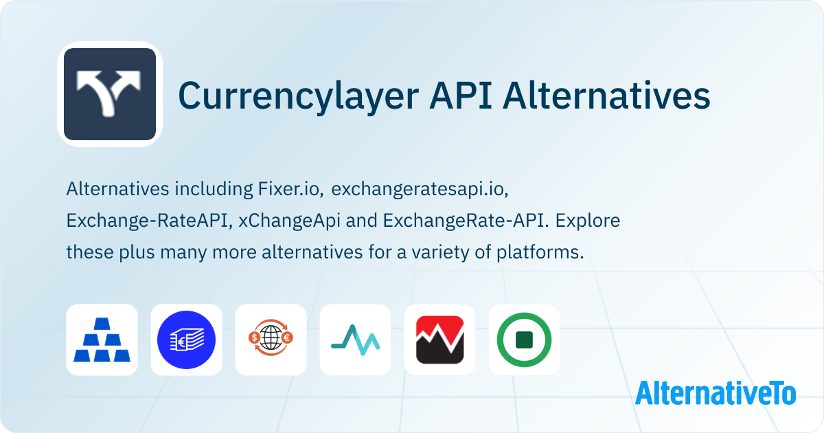 Currencylayer API Alternatives - Explore Similar Sites & Apps ...