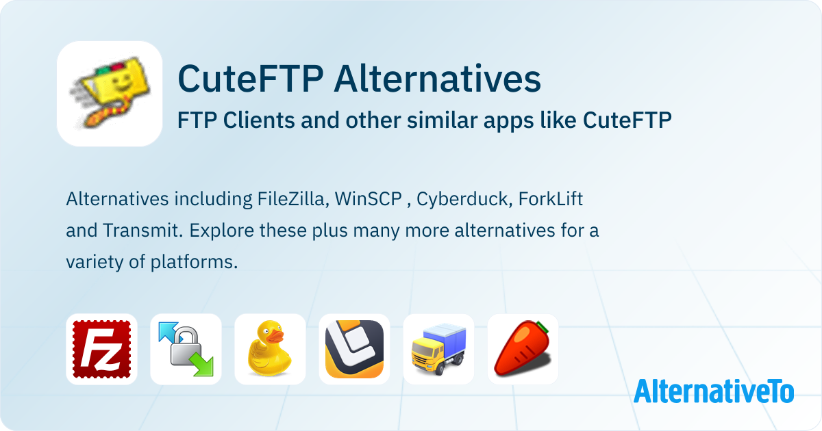 CuteFTP Alternatives: Top 12 FTP Clients & Similar Apps | AlternativeTo