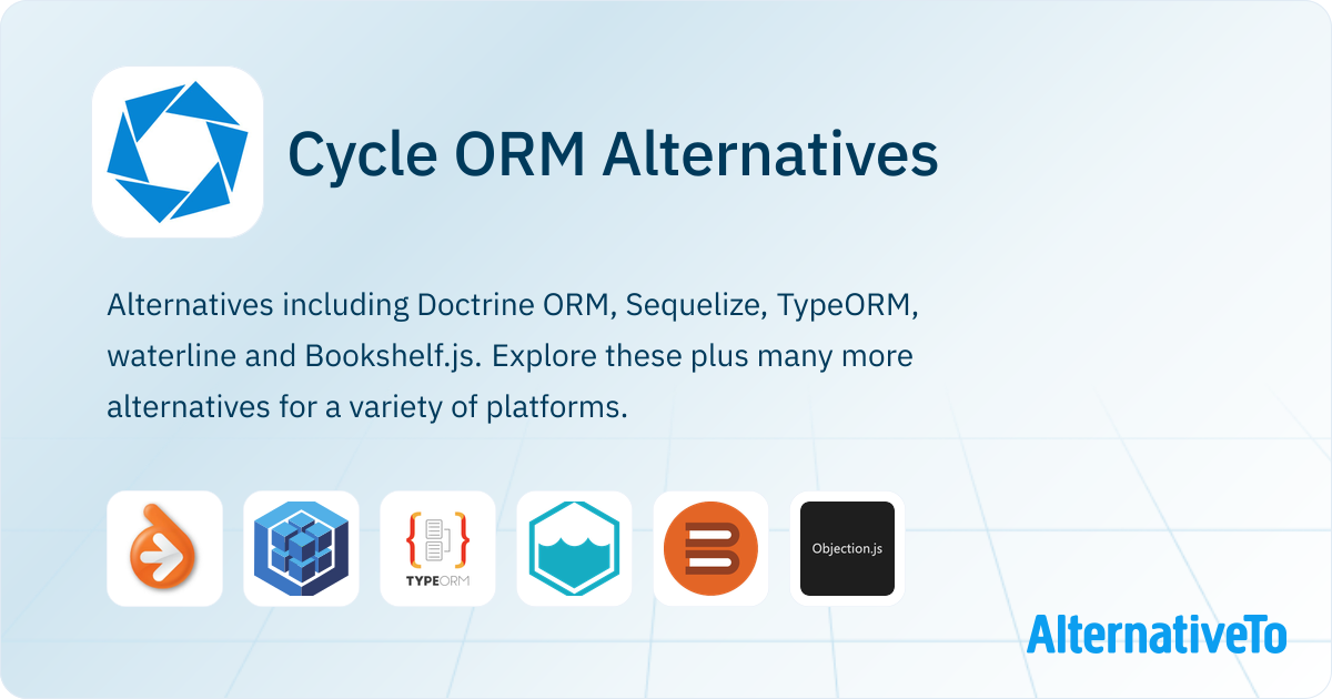 Cycle ORM Alternatives - Explore Similar Sites & Apps | AlternativeTo