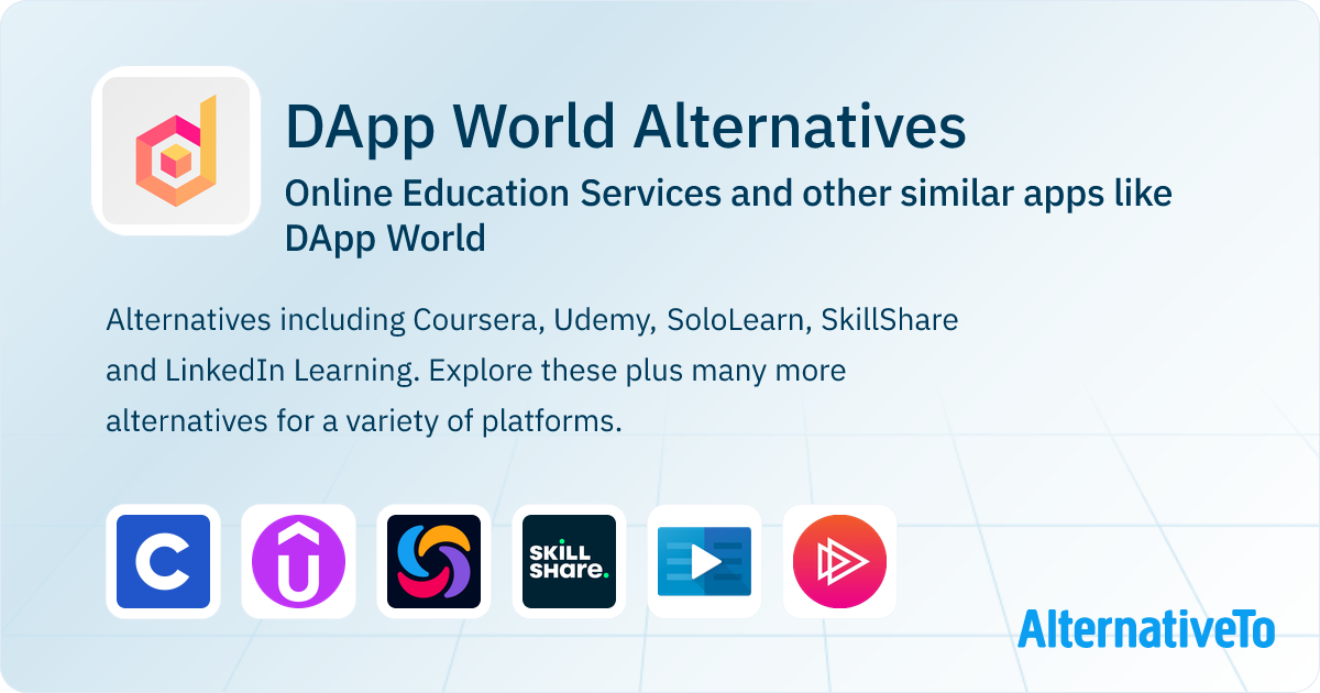 Dapp World Alternatives Top 6 Online Education Services Similar