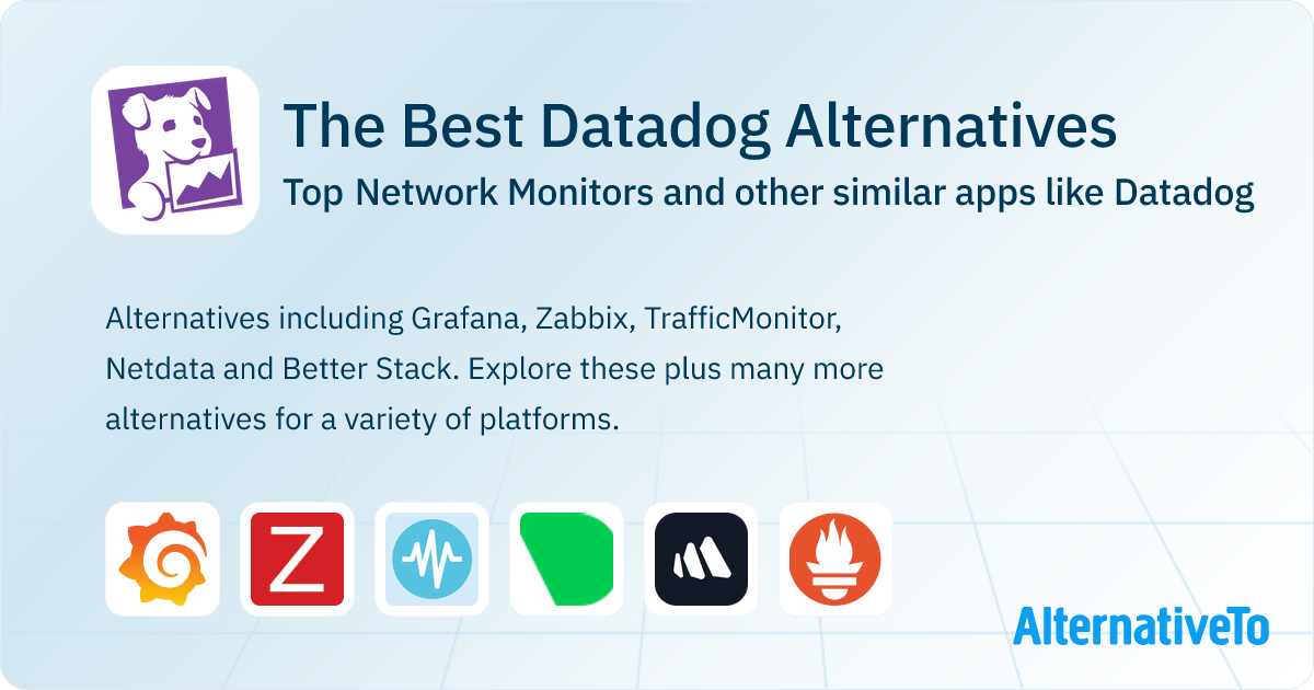Best Datadog Alternatives: Top Network Monitors in 2026 | AlternativeTo