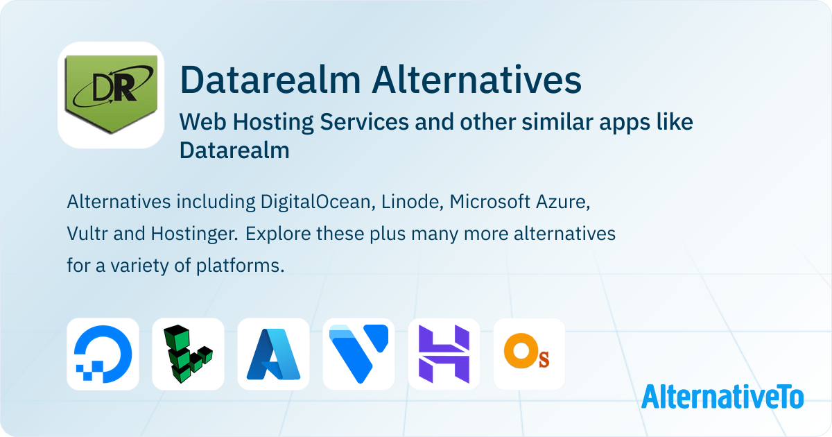 Datarealm Alternatives: Top 12 Web Hosting Services & Similar Apps ...
