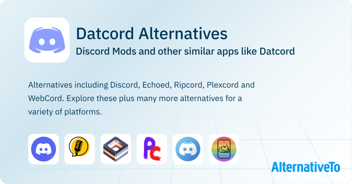 Datcord Alternatives: Top 23 Discord Mods & Similar Apps | AlternativeTo