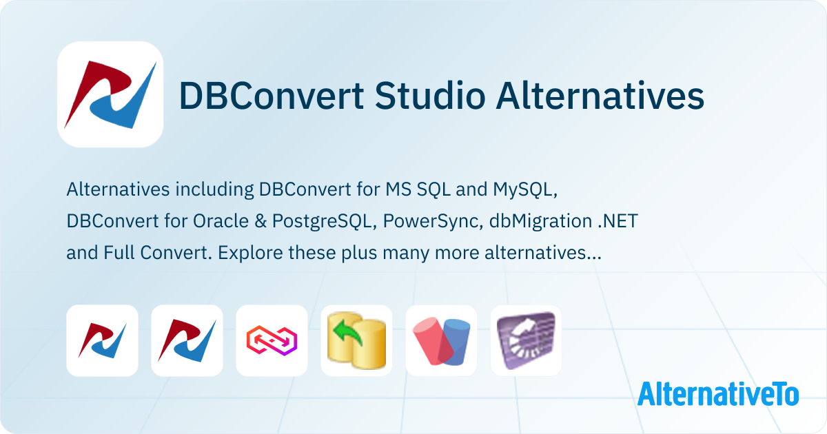 DBConvert Studio Alternatives - Explore Similar Software | AlternativeTo