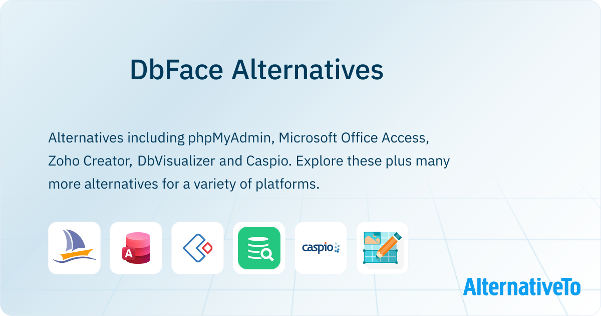 DbFace Alternatives - Explore Similar Sites & Apps | AlternativeTo