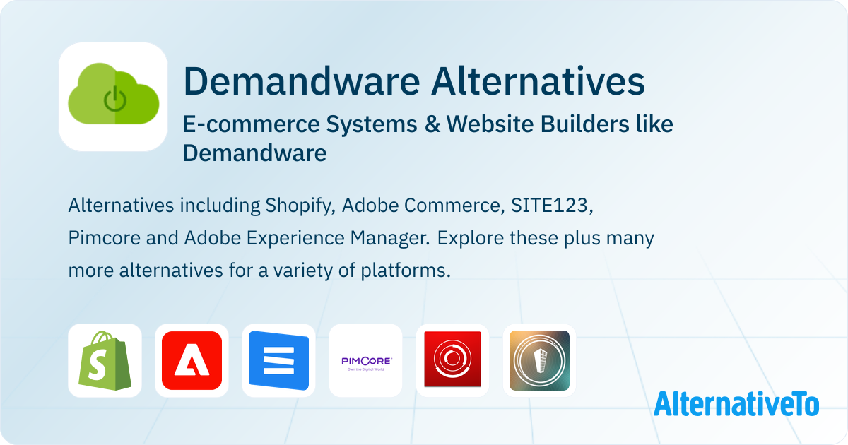 Demandware Alternatives: Top 12 E-commerce Systems | AlternativeTo