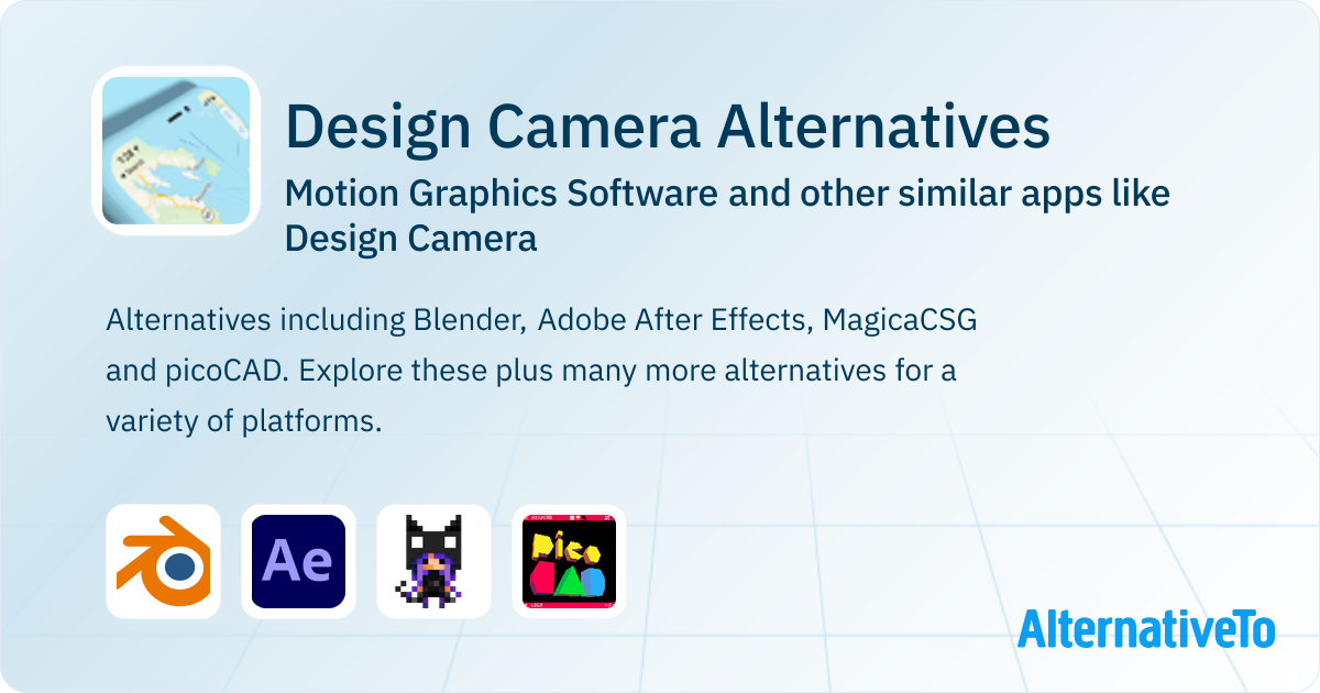 Design Camera Alternatives: Top 4 Motion Graphics Software & Similar ...