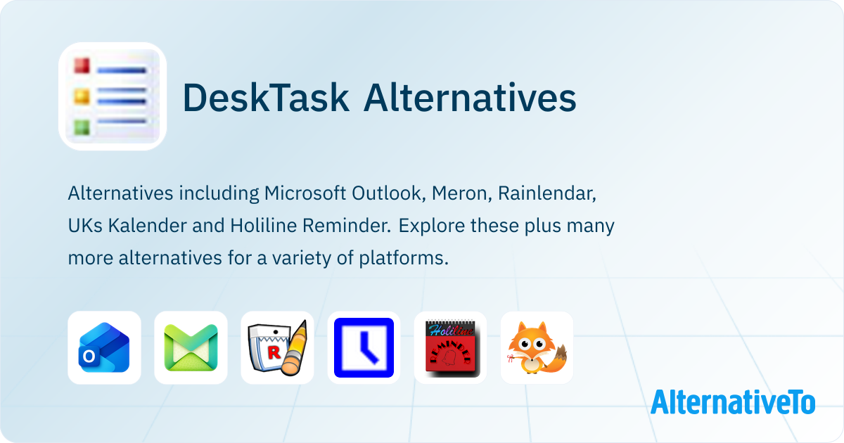 DeskTask Alternatives - Explore Similar Software | AlternativeTo