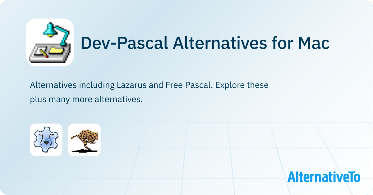 Dev-Pascal Alternatives for Mac: Top 2 IDEs & Compilers | AlternativeTo