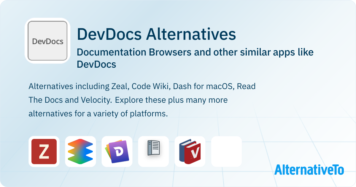 DevDocs Alternatives: Top 12 Documentation Browsers & Similar Apps ...