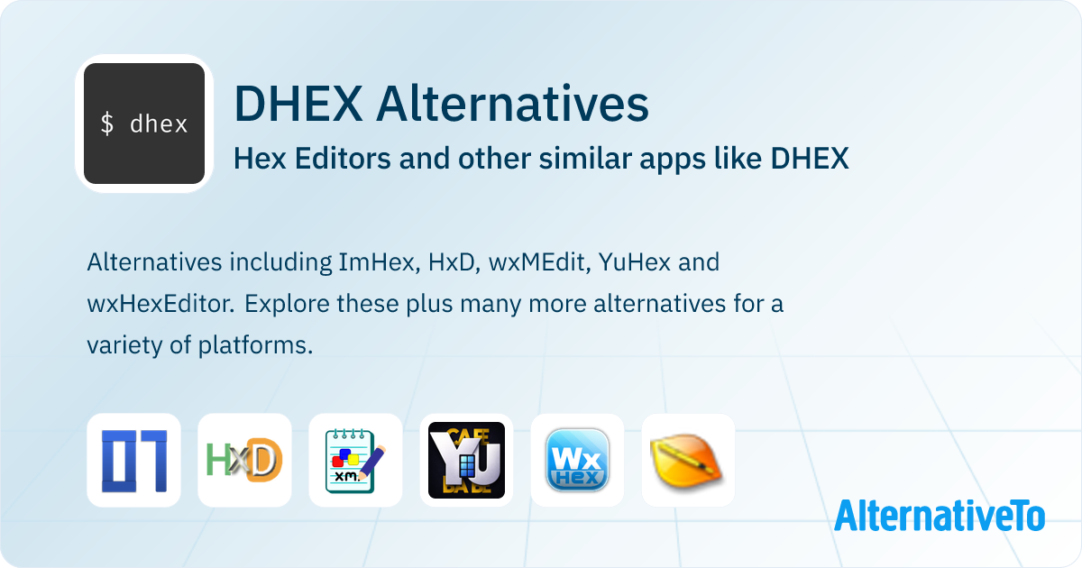 DHEX Alternatives - Explore Similar Software | AlternativeTo