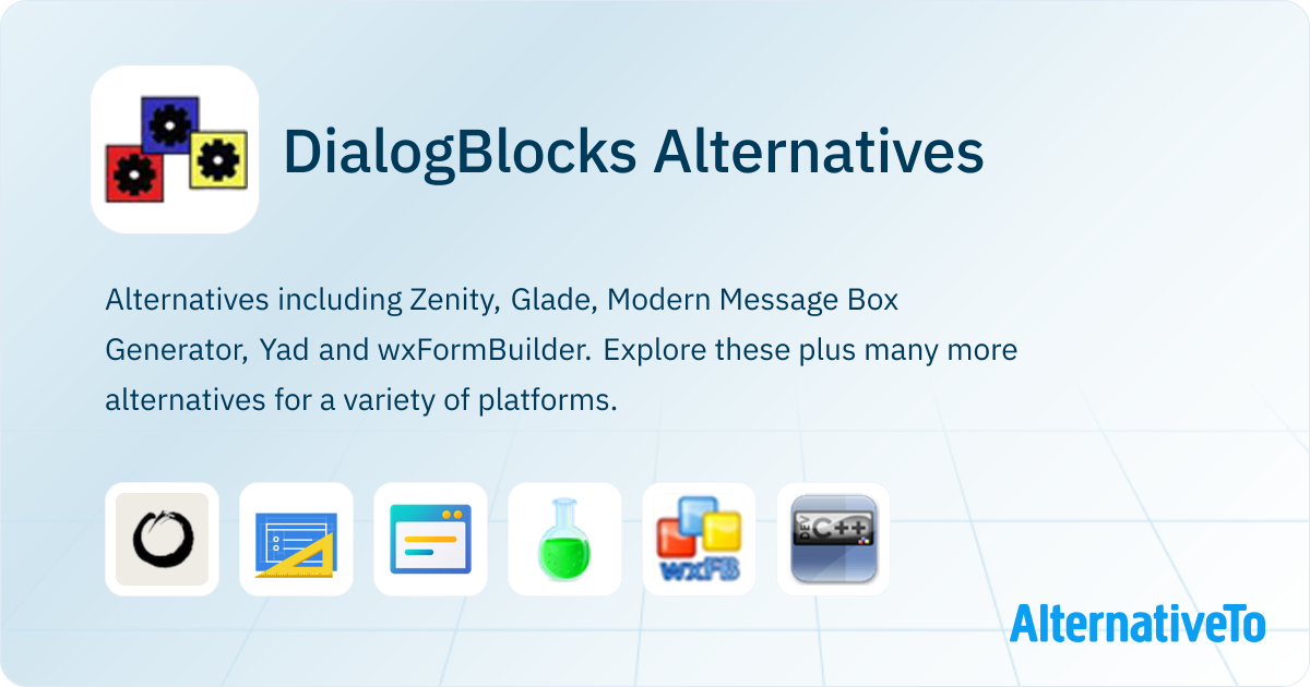 DialogBlocks Alternatives - Explore Similar Software | AlternativeTo