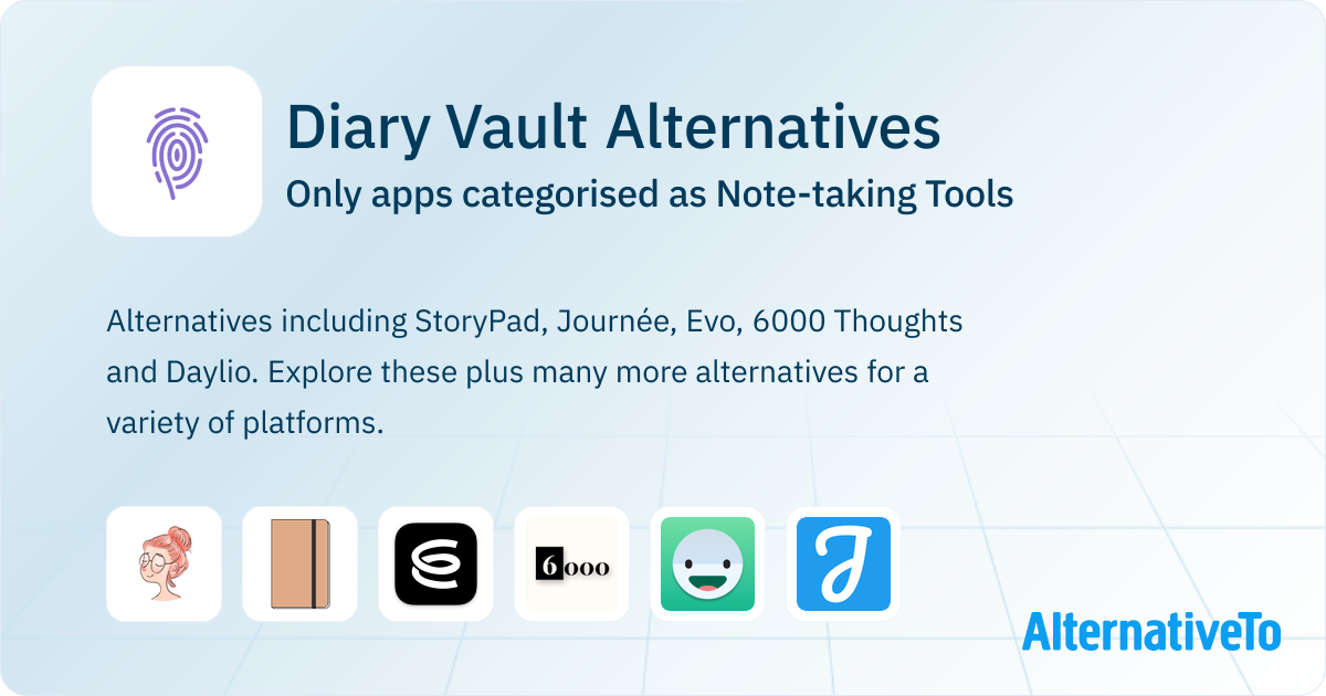 Diary Vault Alternatives: Top 11 Note-taking Tools | AlternativeTo
