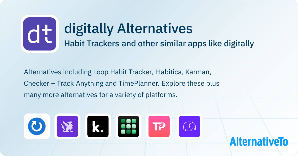 digitally Alternatives: Top 12 Habit Trackers & Similar Apps ...