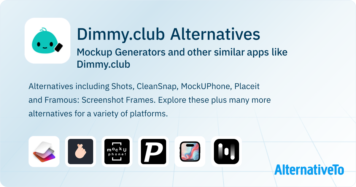 Dimmy.club Alternatives: Top 12 Mockup Generators & Similar Apps ...