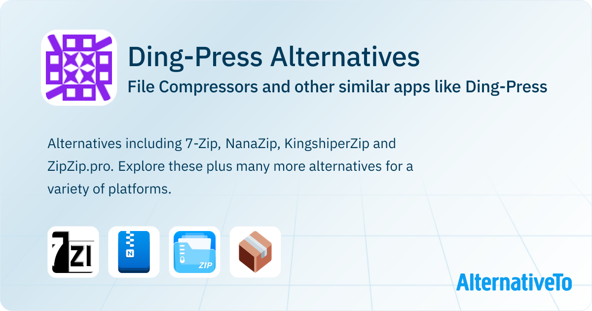 Ding-Press Alternatives: Top 4 File Compressors & Similar Apps ...