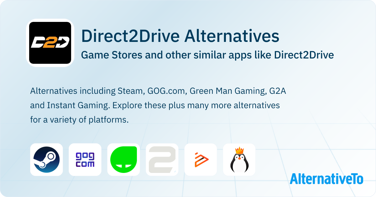 Direct2Drive Alternatives: Top 19 Game Stores & Similar Websites ...