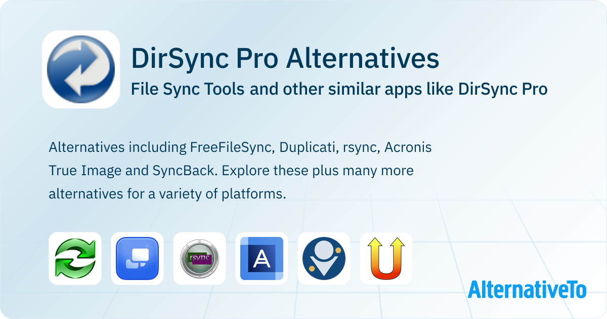 DirSync Pro Alternatives: Top 12 File Sync Tools & Similar Apps ...
