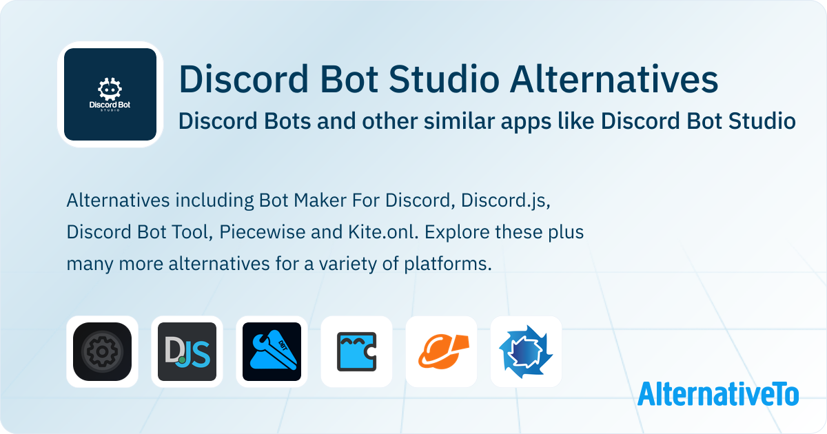 Discord Bot Studio Alternatives: Top 16 Discord Bots & Similar Apps ...
