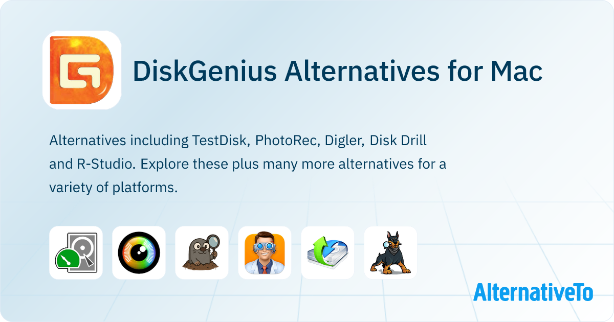 DiskGenius Alternatives for Mac: Top 12 File Recovery Tools | AlternativeTo