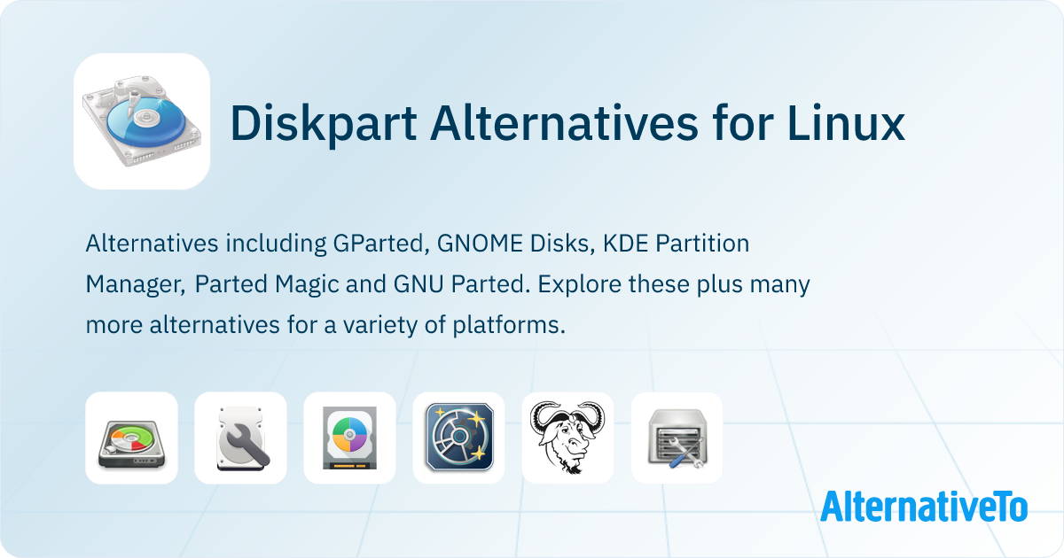 Diskpart Alternatives for Linux: Top 9 Partition Managers & Similar ...