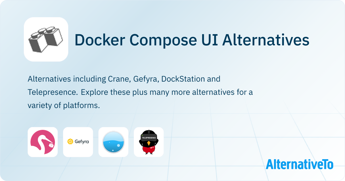 Docker Compose UI Alternatives - Explore Similar Software | AlternativeTo