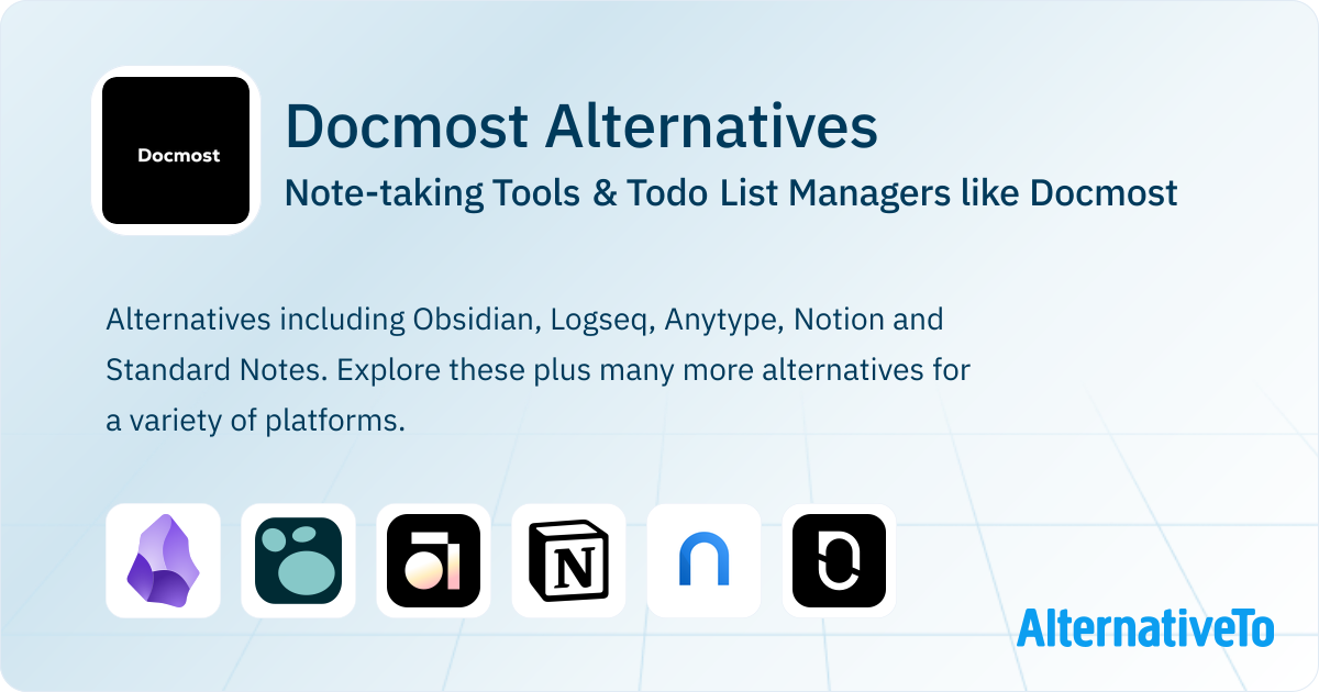 Docmost Alternatives: Top 12 Note-taking Tools | AlternativeTo