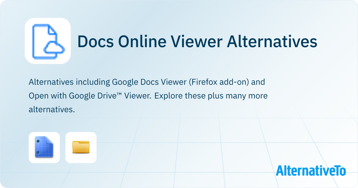Docs Online Viewer Alternatives - Explore Similar Apps | AlternativeTo