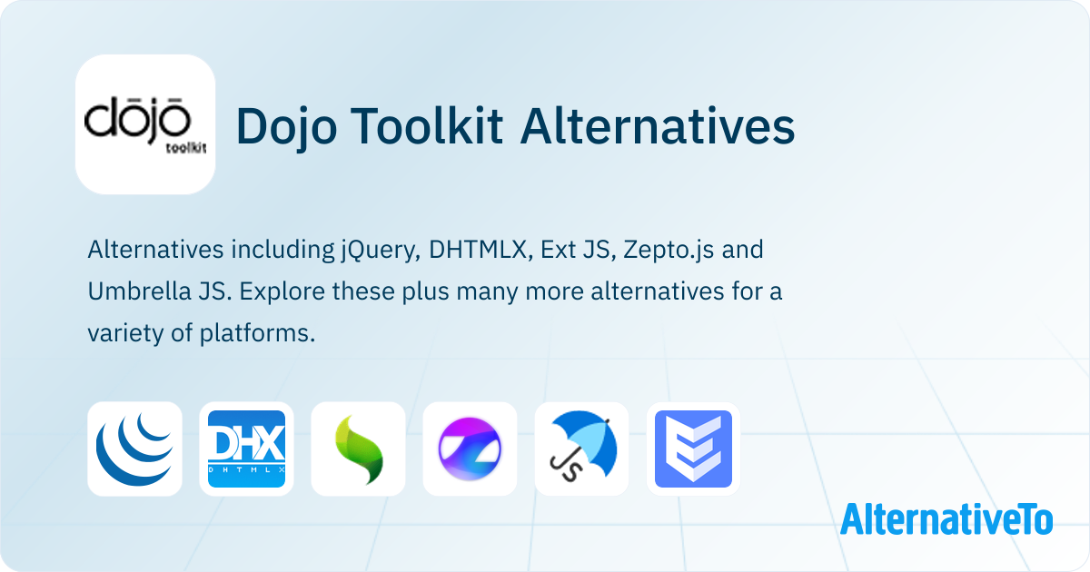 Dojo Toolkit Alternatives - Explore Similar Sites & Apps | AlternativeTo