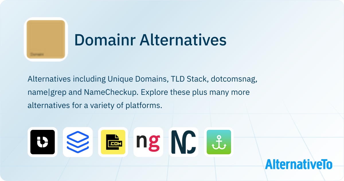 Domainr Alternatives - Explore Similar Sites & Apps | AlternativeTo