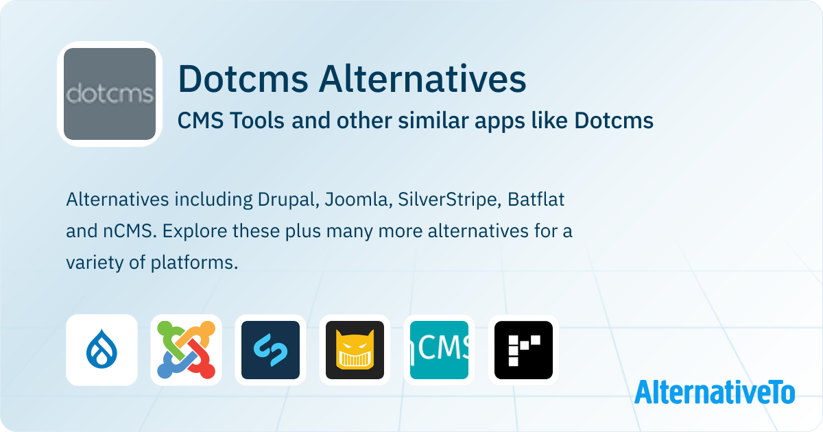 Dotcms Alternatives: Top 12 CMS Tools & Similar Apps | AlternativeTo