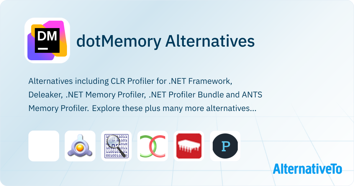 dotMemory Alternatives - Explore Similar Software | AlternativeTo