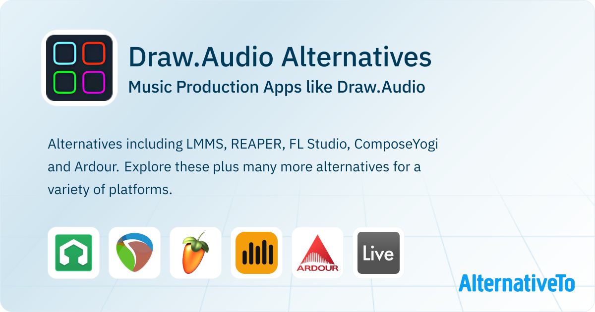 Draw.Audio Alternatives: Top 12 Music Production Apps & Similar ...